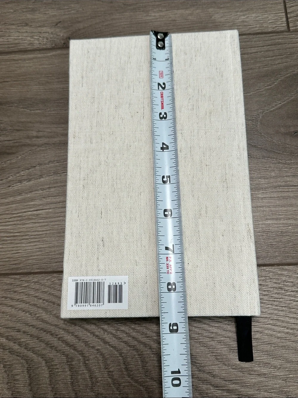 The Five Minute Journal Original Linen Book Natural Beige
